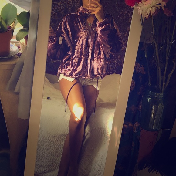 Free People Jackets & Blazers - NWT free people velvet bomber